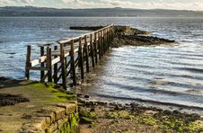 Culross Pier Scotland Royalty Free Stock Image Culross Pier Scotland Royalty Free Stock Image