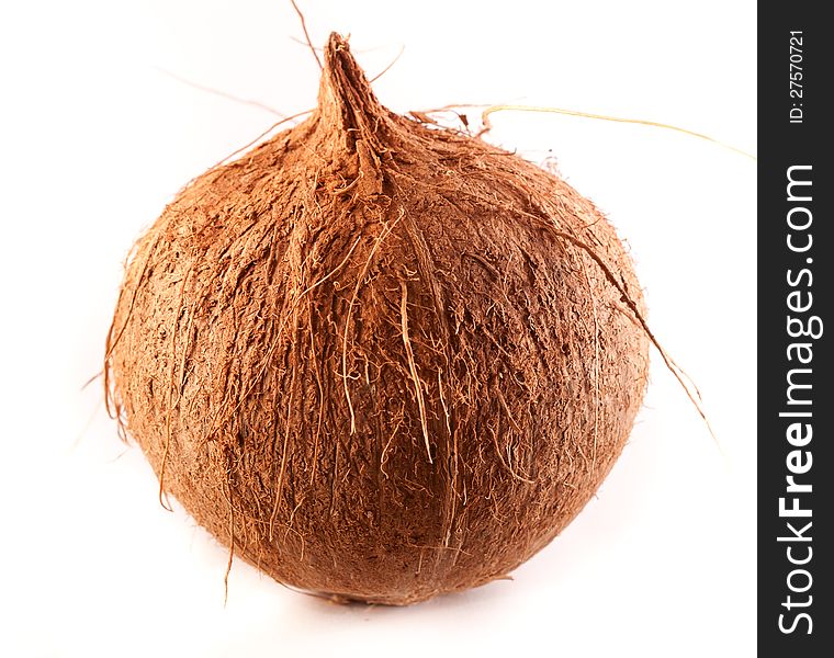 Fresh coconut isolated