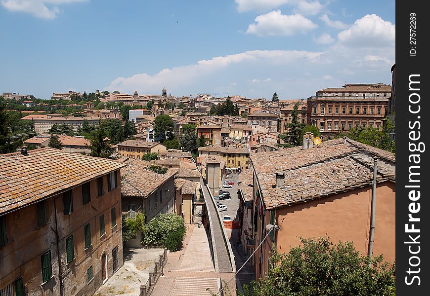 View of Perugia in Italy. View of Perugia in Italy