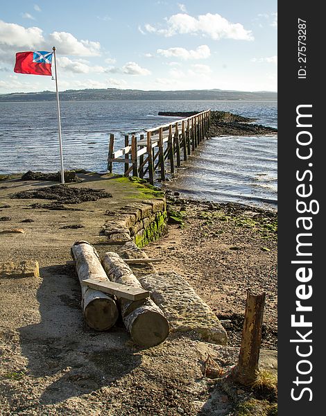 Culross Pier on the River Forth