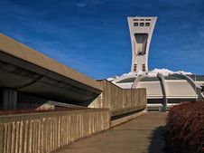 Olympic Stadium &x28;Montreal&x29; Royalty Free Stock Photos Olympic Stadium &x28;Montreal&x29; Royalty Free Stock Photos
