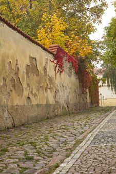 Autumn Morning In An Old Streets Of Prague. Stock Photos Autumn Morning In An Old Streets Of Prague. Stock Photos