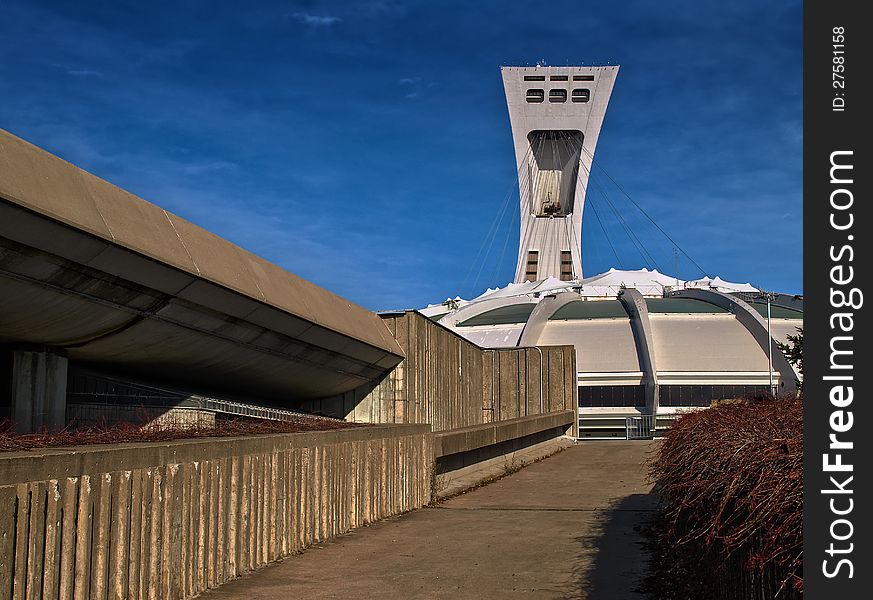 Olympic Stadium (Montreal) is a multi-purpose stadium in the Hochelaga-Maisonneuve district of Montreal. Olympic Stadium (Montreal) is a multi-purpose stadium in the Hochelaga-Maisonneuve district of Montreal