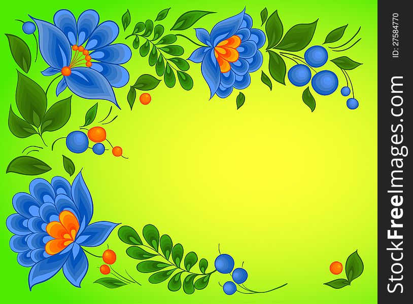 Vector floral backgrounds