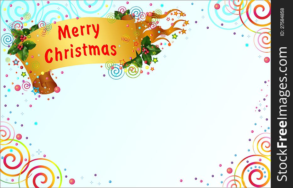 Christmas greeting card