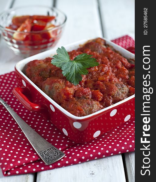 Meatballs With Tomato Sauce