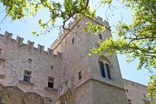Castle Of The Knights At Rhodes Royalty Free Stock Photography Castle Of The Knights At Rhodes Royalty Free Stock Photography