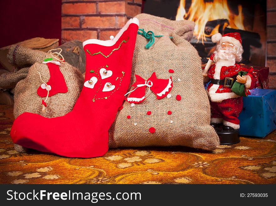 Christmas Gifts and Santa Claus-new year