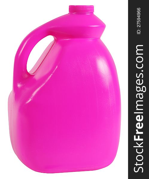 Detergent Bottle. Isolated