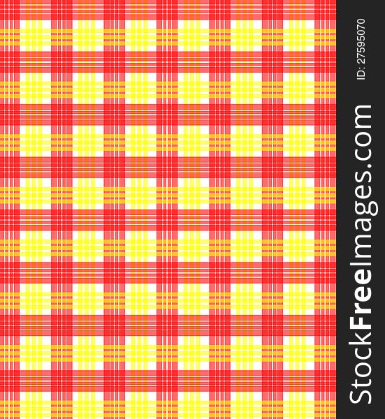 Red Yellow Squares Pattern