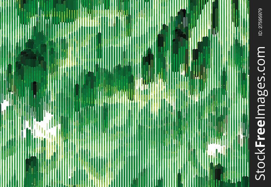 Abstract Green Rain Half-Tone Background. Abstract Green Rain Half-Tone Background