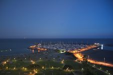 Evening Above The Sea Royalty Free Stock Photos Evening Above The Sea Royalty Free Stock Photos