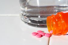 Spilled Pills Stock Photography Spilled Pills Stock Photography