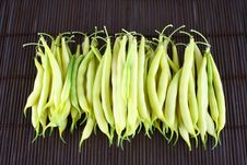 String Yellow Beans Stock Photography String Yellow Beans Stock Photography