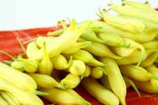 String Yellow Beans Royalty Free Stock Photography String Yellow Beans Royalty Free Stock Photography