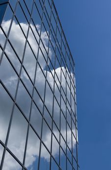 Glass Building Reflecting Sky Stock Photography Glass Building Reflecting Sky Stock Photography