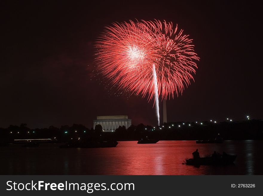 Fireworks, Washington DC, July 4th, 2007