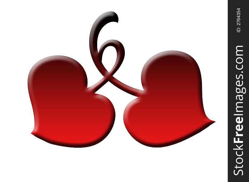 Couple of Hearts sign of being together