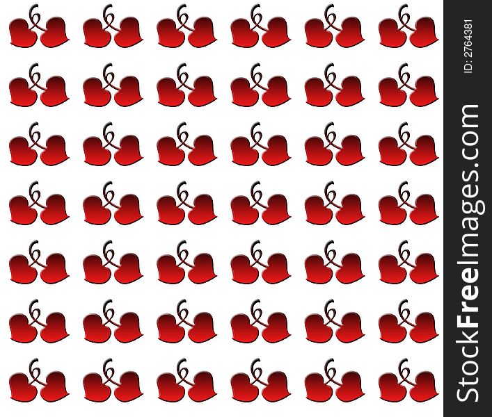 Patterns of hearts for wrapping paper and backgrounds