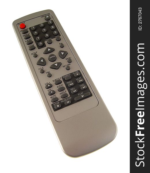 Pilot tv isolated. remote control