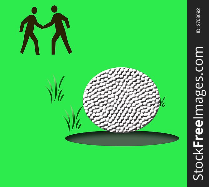 Golf Game Illustrated