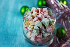 Christmas Turkish Delight Stock Images Christmas Turkish Delight Stock Images