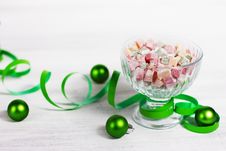 Christmas Turkish Delight Stock Photos Christmas Turkish Delight Stock Photos