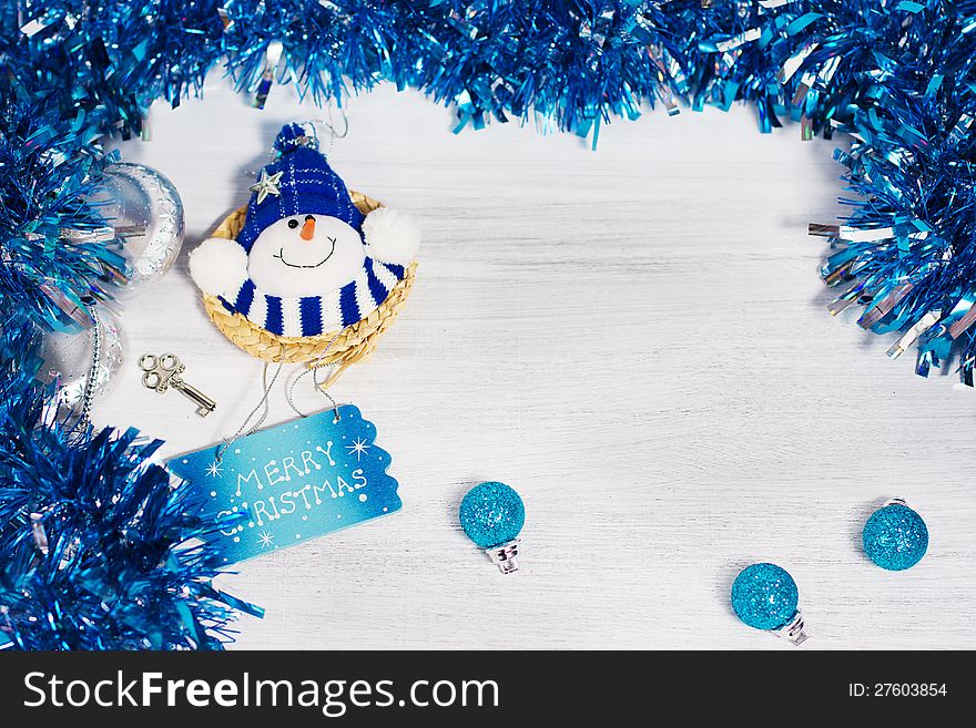 Christmas Decoration With Copy Space