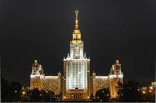 Moscow State University Stock Image Moscow State University Stock Image