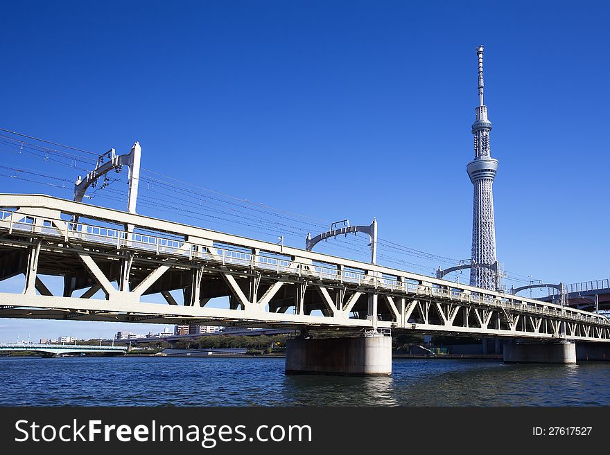 Tokyo sky tree is the world's tallest free-standing broadcasting tower ,it was finally decided on 634m