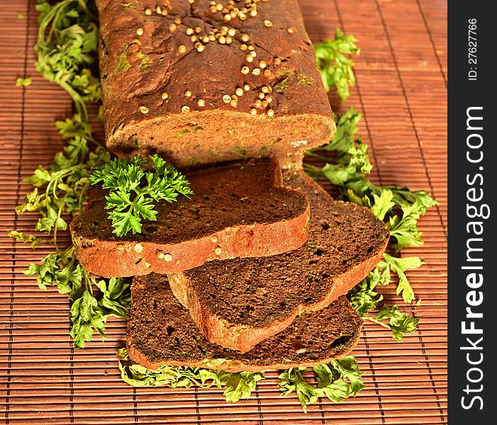 Bread with herbs