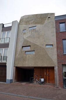 Strange Facade Of A Building In Amsterdam Royalty Free Stock Images Strange Facade Of A Building In Amsterdam Royalty Free Stock Images