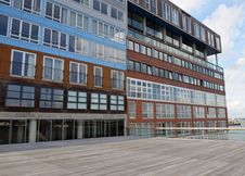 Modern Apartments Building In Amsterdam, Holland Stock Photos
