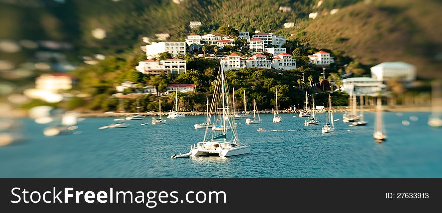 Yacht club in Saint Thomas, U.S. Virgin Islands