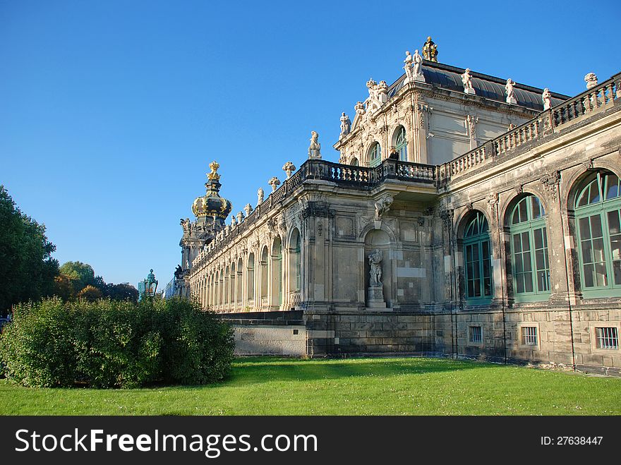 Dresden Castle &x28;the Residence&x29; View From The Back