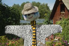 Garden Scarecrow Stock Images Garden Scarecrow Stock Images