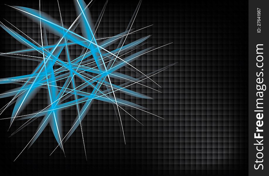 Abstract Vector Background on Dark Design