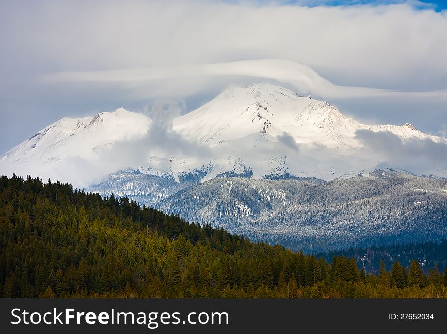 Mount Shasta in Northern California