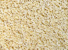 Background Pasta Letters Stock Image