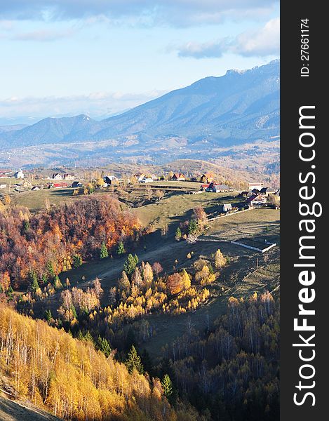 Landscape in Magura, Brasov