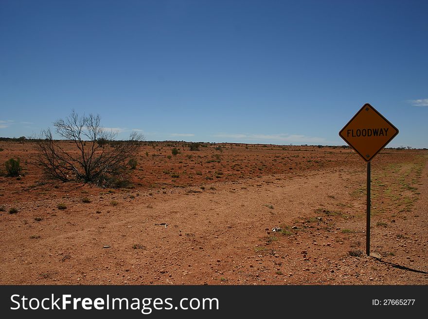 Arid scene of dried floodway in drought stricken area, Queensland Australia. Arid scene of dried floodway in drought stricken area, Queensland Australia