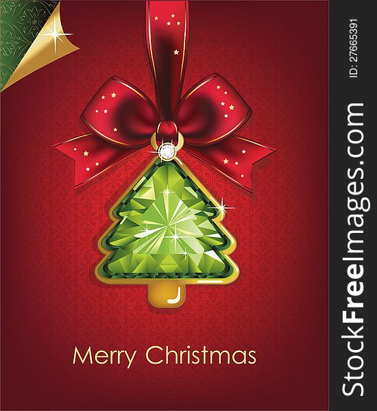 Christmas background with Christmas tree.  illustration. Christmas background with Christmas tree.  illustration.