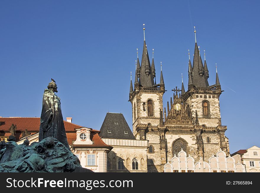 Buildings at Old Town Square in Prague, Czech Republic