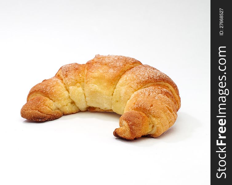 Croissants  in white background