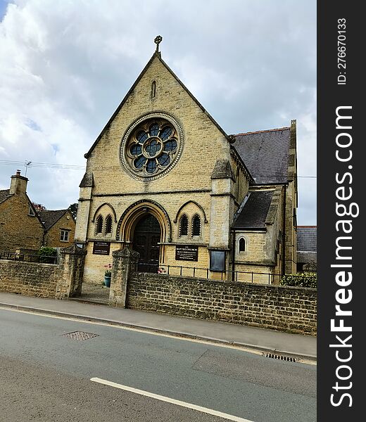 Baptist Church In Cotswold, Beautiful Architecture Oldest Church In The Town