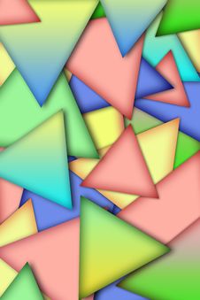 Background From Multi-colored Triangles Stock Photo Background From Multi-colored Triangles Stock Photo