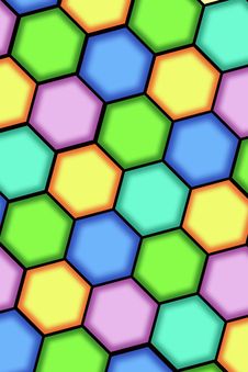 Abstract Background From Hexagons Stock Photos Abstract Background From Hexagons Stock Photos