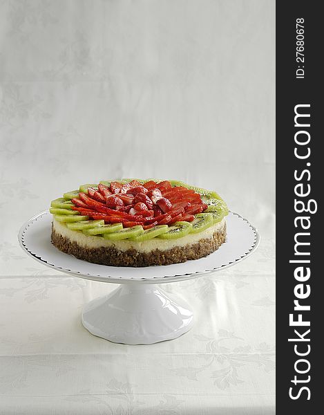 Fruit cheesecake