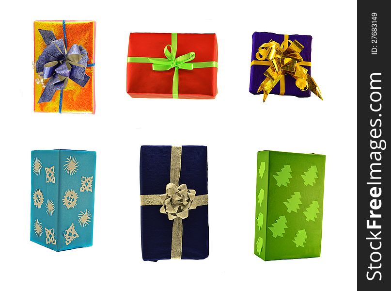 Gift Boxes Isolated