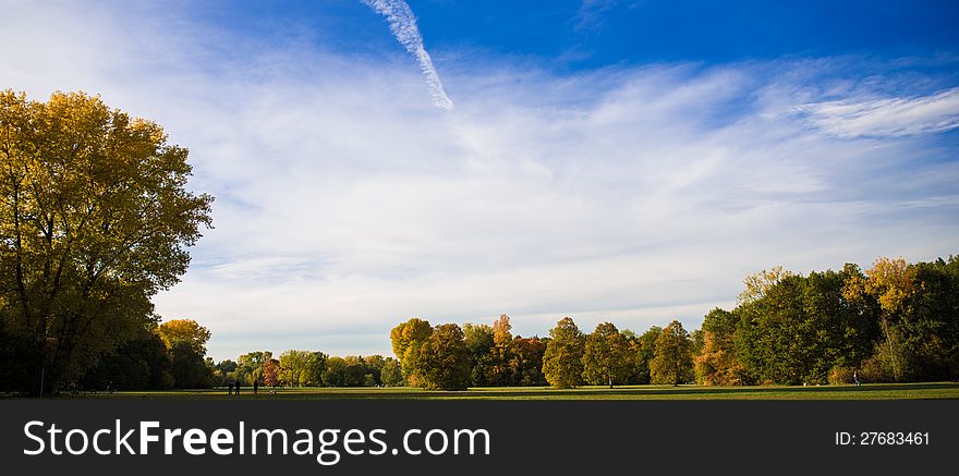 A parkland view in fall